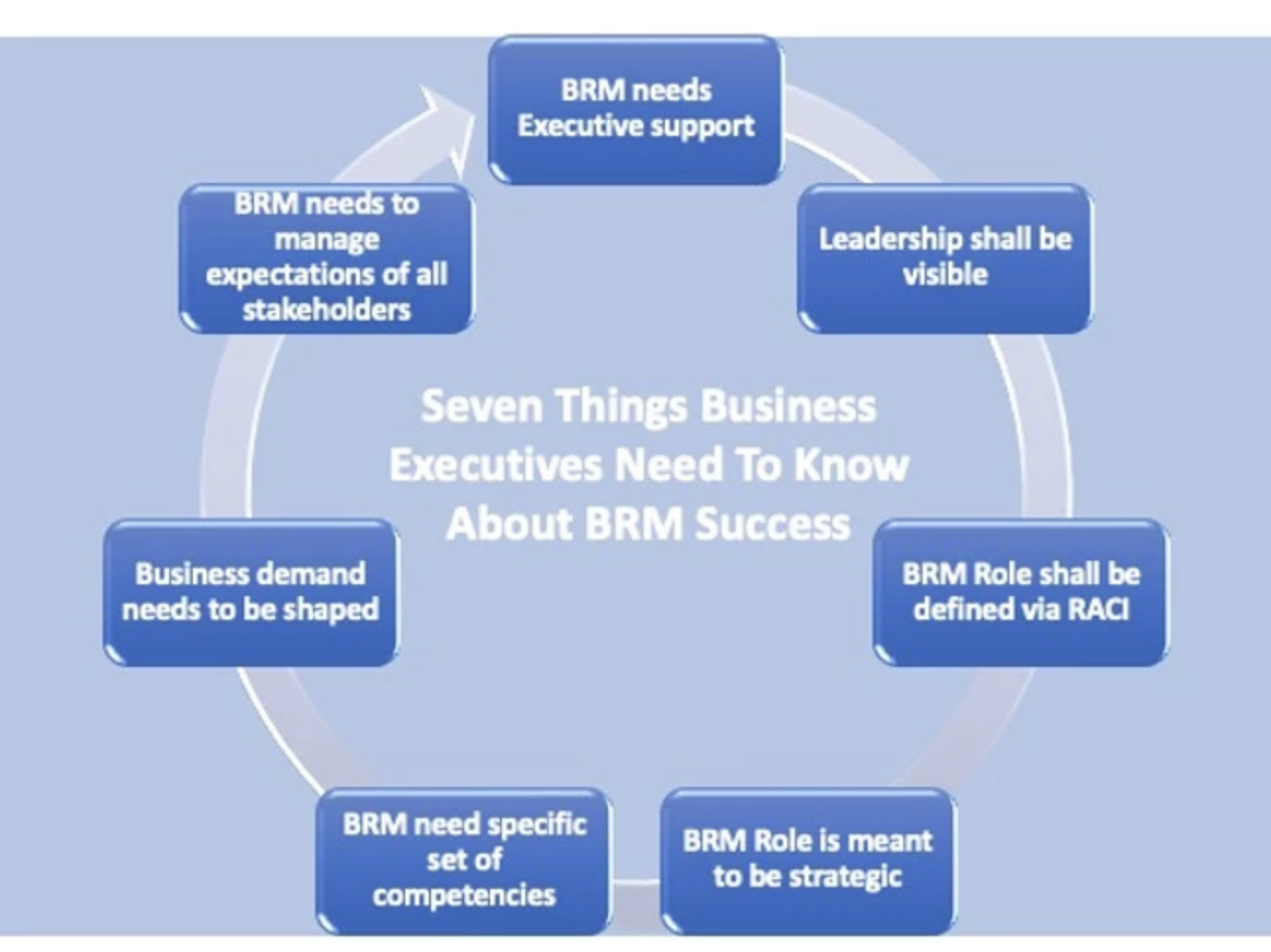 Seven Things Business Executives Need To Know About BRM Success